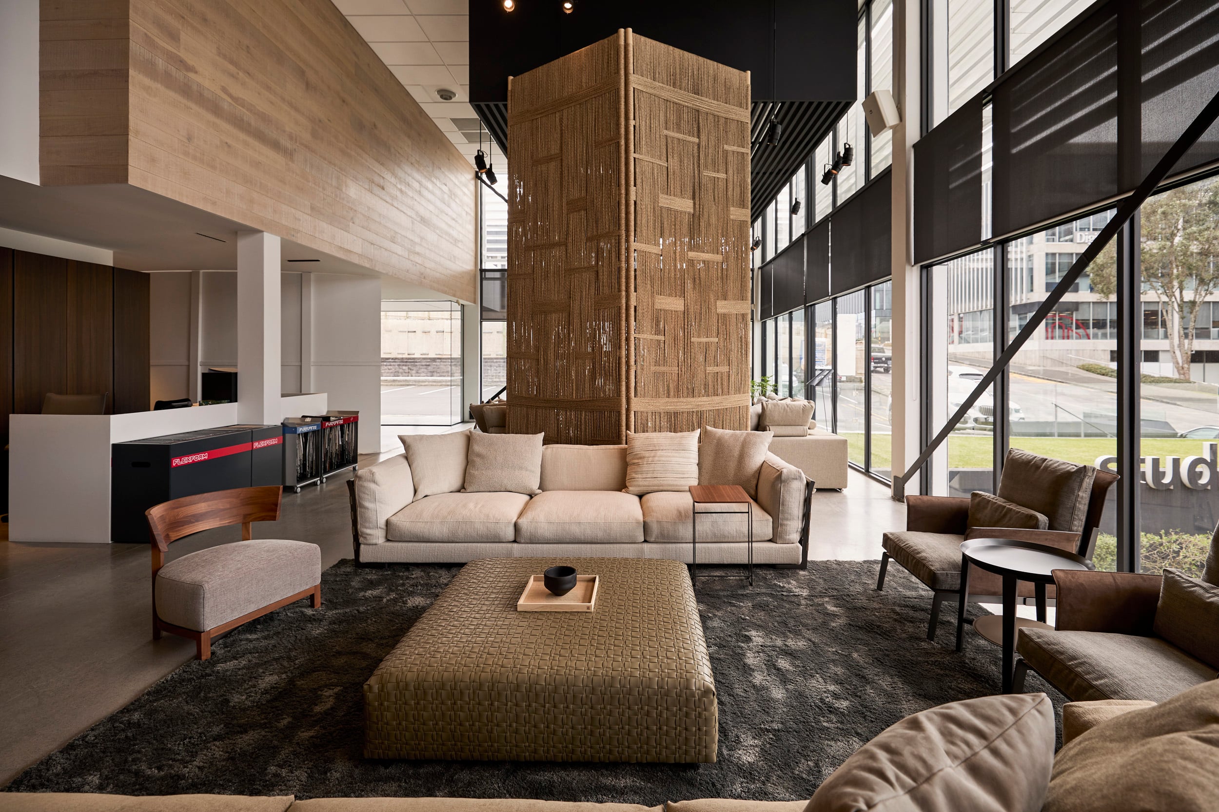 Cestone sofa and Thomas lounge chair